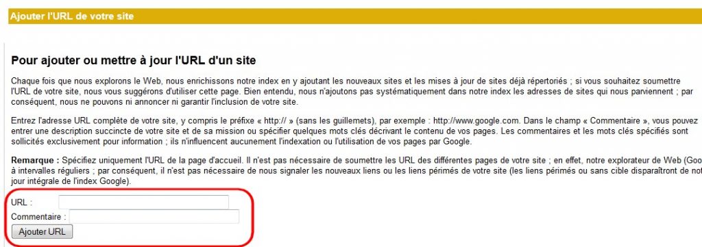 Soumettre Un Site