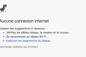 Aucune Connexion Internet Chrome