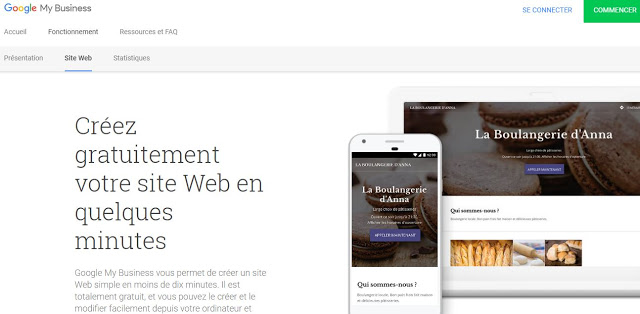 créer un site google
