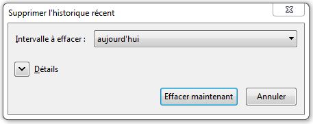 supprimer historique aujourd'hui
