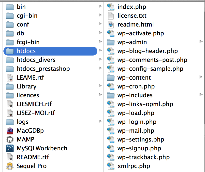 wordpress mon compte